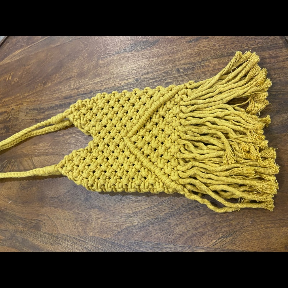 Crochet Fringe Purse - Picture 3 of 6